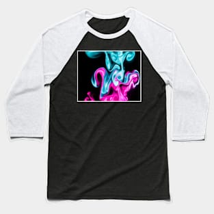 Blue and pink clash Baseball T-Shirt